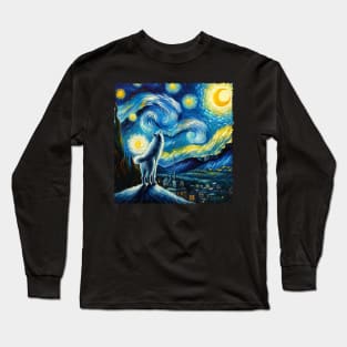 Moonlight Sonata Serenade Your Style with Majestic Wolf Tees Long Sleeve T-Shirt